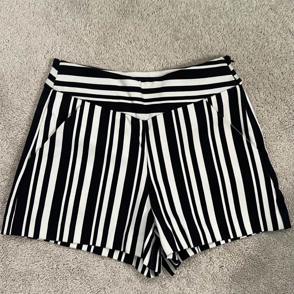 Stripped Zara shorts
